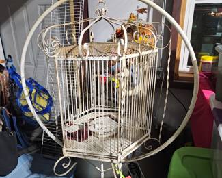 Old bird cage, ready for restoration
