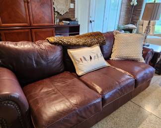 Lane leather sofa