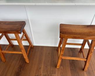 Wood Stools
17x9x24