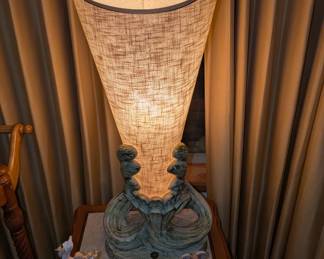 Large Vintage Cone Lamp