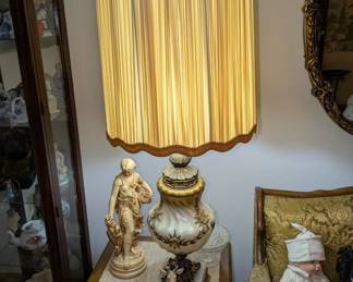 Vintage Lamps and Side Table