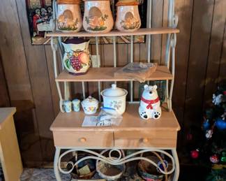 Vintage Bakers Rack