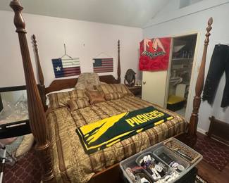 King size 4 poster bed