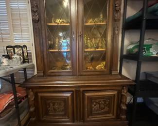 Fabulous hand carved cabinet