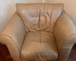 Oversized Leather Chair