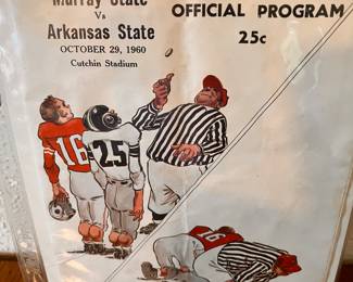 1960 Murray State Football Program
MSU vs Arkansas State