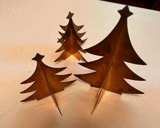Brass Xmas Trees
