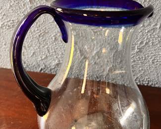 Hand blown Pitcher