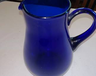 Polish Made Cobalt Pitcher