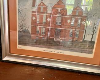 Print of Old Central School in Henderson, KY