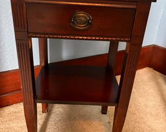 Antique Mahogany End Table