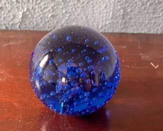 Hand Blown Paperweight