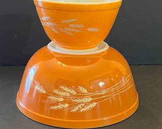 PYREX HARVEST WHEAT NESTING BOWLS