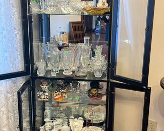 CLEAR PRESSED GLASS AND CRYSTAL