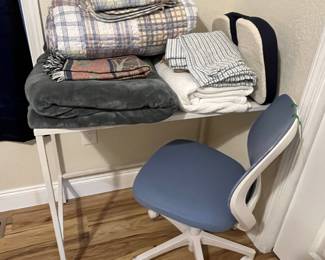 COMPUTER DESK AND CHAIR