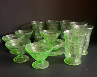 URANIUM DEPRESSION GLASS