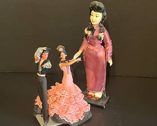 SPANISH FLAMENCO DANCER DOLLS