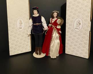 FRANKLIN MINT ROMEO AND JULIET - SOLD AS A SET