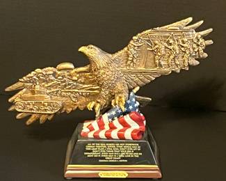 BRADFORD EXCHANGE STATUE  - OPERATION TORCH