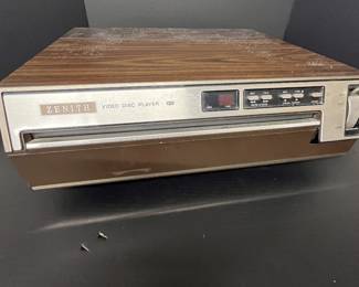 ZENITH VIDEO DISC PLAYER - UNTESTED