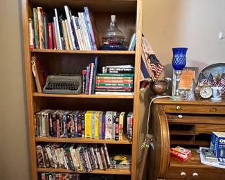 VINTAGE TYPEWRITER, DVD'S, VHS