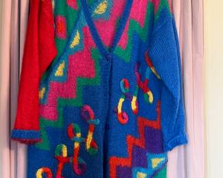1980'S SWEATER JACKET