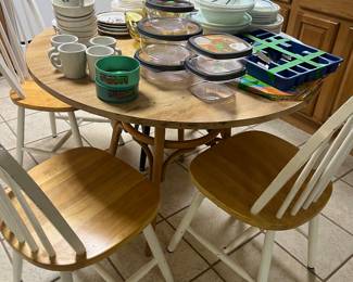 FARMHOUSE TABLE AND CHAIRS