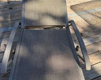 4 recliners Pool Deck