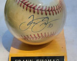 Frank Thomas Signed Baseball