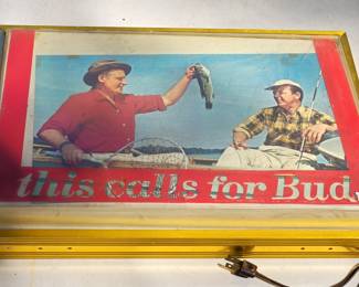 Budweiser Light up sign