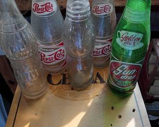 Soda Bottles Pepsi Sun Drop