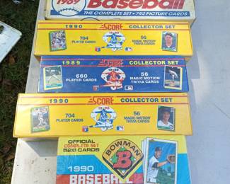 Baseball Card Sets Sealed
