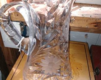 Cut Glass Pitcher