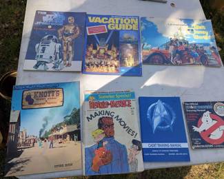 Star Wars, Ghostbusters, Disney Wold, etc ephemera