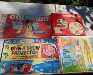 Give a Show Projector, Spirograph, Barbie
