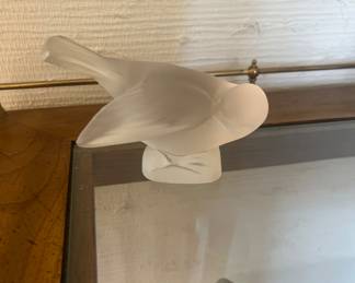 LALIQUE glass bird 