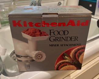 Kitchen Aid food grinder attachment