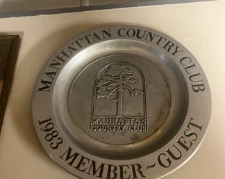 Pewter plate