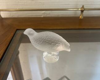 LALIQUE glass bird 