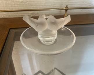 LALIQUE glass bird 