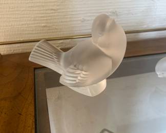 LALIQUE glass bird 