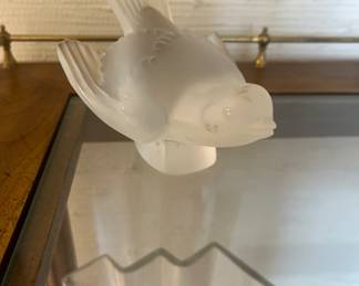 LALIQUE glass bird 