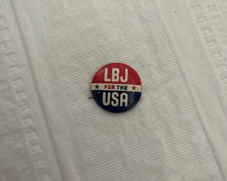 Johnson campaign button