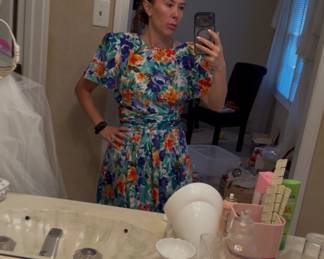 This dress is 1988 perfection 