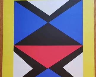 Eugene Funk 23 x 16 Signed and Numbered Abstract Serigraph