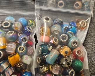 Murano style glass beads 