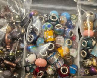 Murano style glass beads 