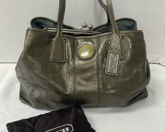 Vintage Coach Kisslock Handbag