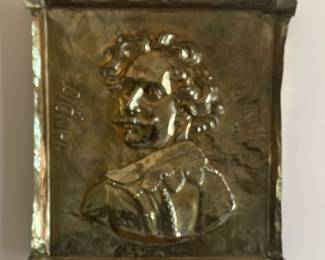Vandick Antoine Embossed Metal Portrait 