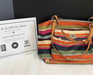 Coach Legacy Leah Tote